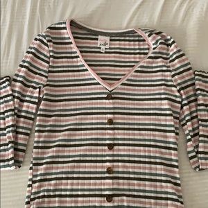 long sleeve crop top